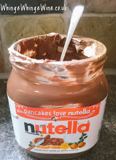 Nutella with a spoon: Something you're allowed to do, because you're a grown up.