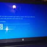 Blue screen of death