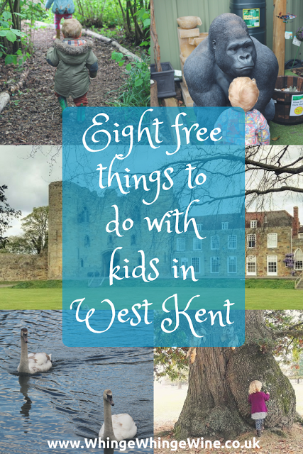 Eight FREE and really cheap places to take babies, toddlers and young children/kids in and around Tonbridge, Sevenoaks, Tunbridge Wells, West Kent - Coolings Nature Trail, Sevenoaks Nature Reserve, Tonbridge Park and Castle Grounds, Polhill Garden Centre, Broadview Gardens and tea room, Haysden Country Park and lake, Knole Park, Dunorlan Park