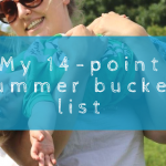 My 14-point summer bucket list: By the small one (aged 2)
