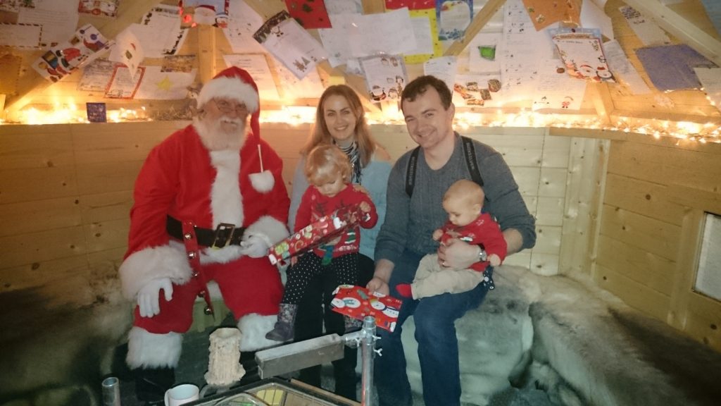 Father Christmas Brookside Garden Centre 2015