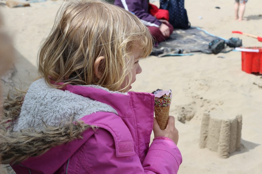 An ice cream on holiday in the UK