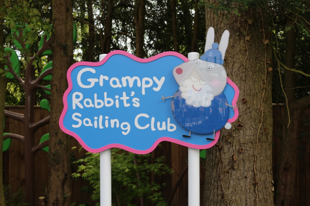 Peppa Pig World - new rides: Grampy Rabbit's Sailing Club