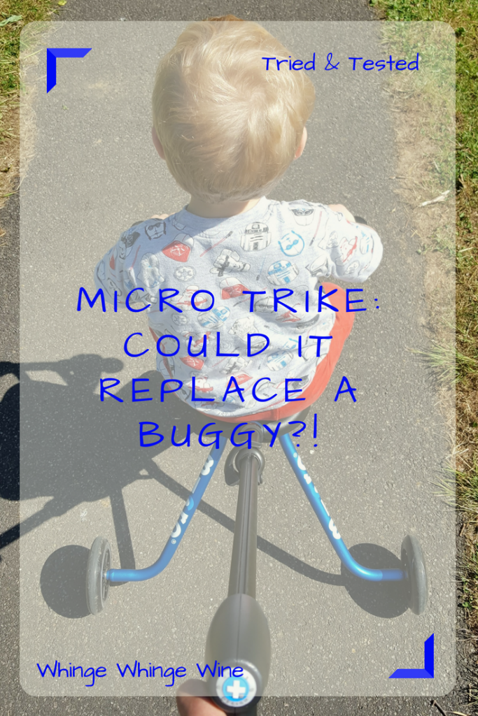 The new toddler Micro Trike - a review. Could the newest trike, which folds flat, replace a buggy? #parenting #reviews #kids #toddlers #trikereview #micro