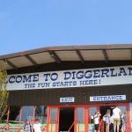 A morning at Diggerland, Kent (during a heatwave)