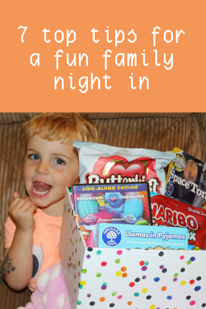 7 top tips for a fun family night in: pizza, games and a good film are all part of a great family evening in #parenting #parentingideas
