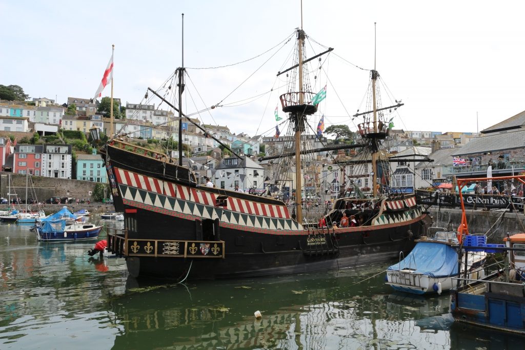John Fowler South Bay Holiday Park Brixham The Golden Hind ship