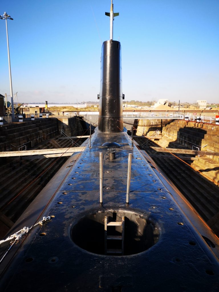 Chatham Historic Dockyard and Enchanted Garden review HMS Ocelot Submarine