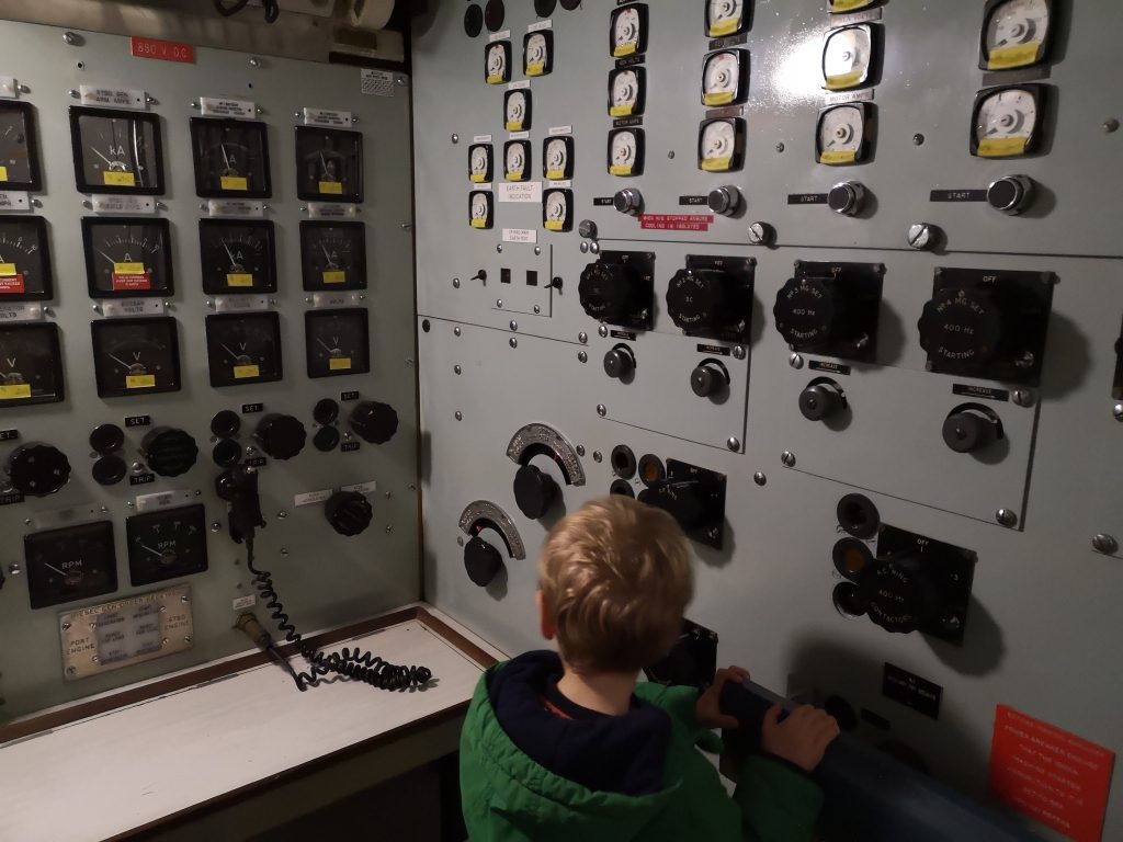 Chatham Historic Dockyard and Enchanted Garden review HMS Ocelot Submarine