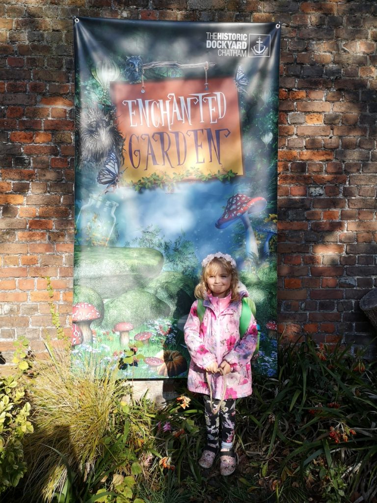 Chatham Historic Dockyard and Enchanted Garden review days out with children in Kent Enchanted Garden
