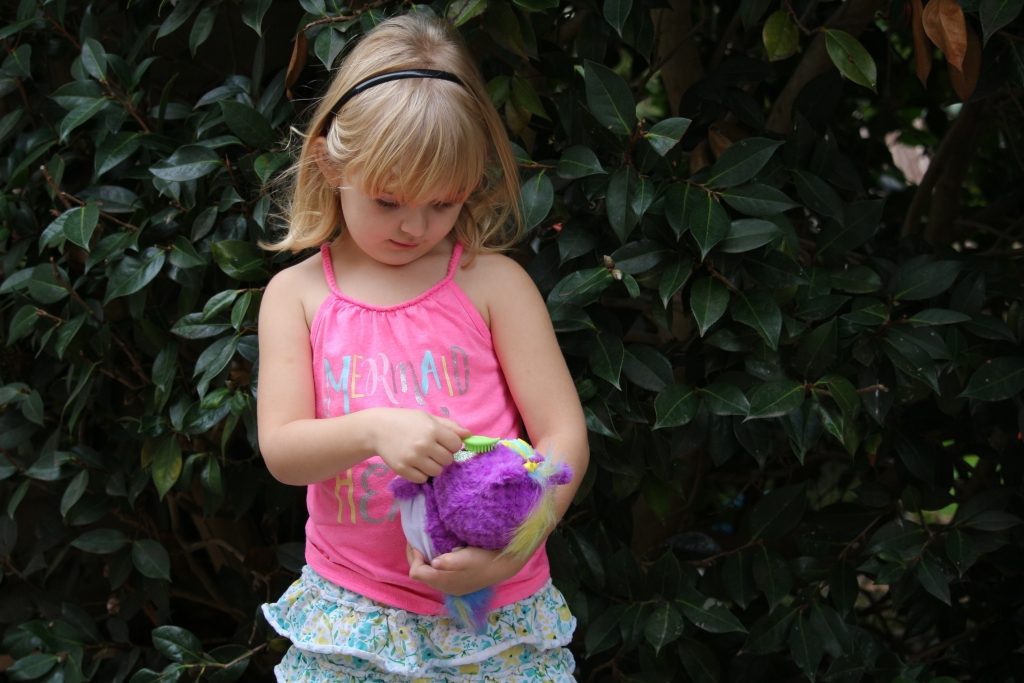 It's a HatchiGIRL. Playing with our new Hatchibaby Ponette!