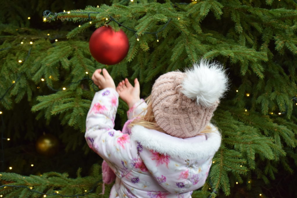 Christmas bauble at Leeds Castle