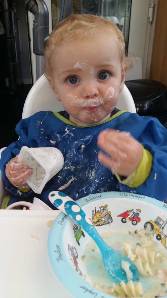 Baby eating