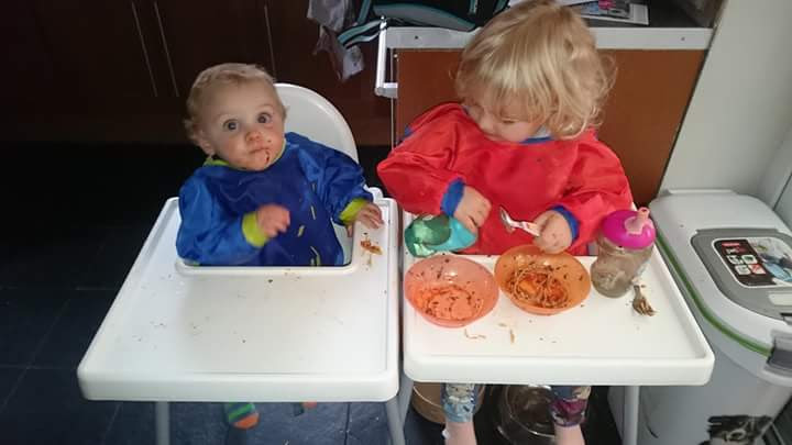 Baby eating