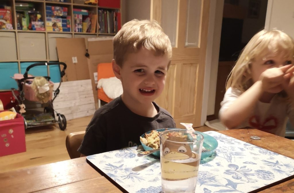 Trying to get a three year old to eat dinner