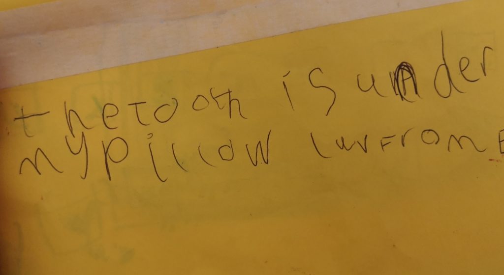 Letter to the tooth fairy