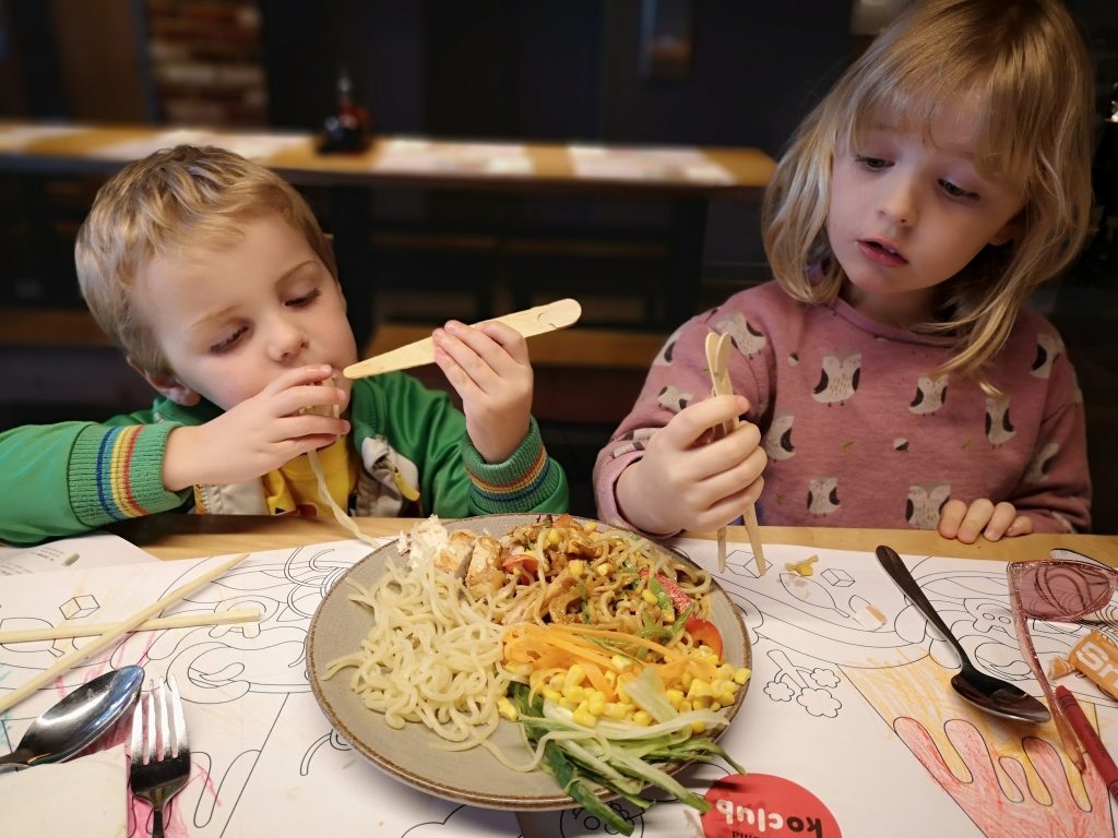 shopping with kids