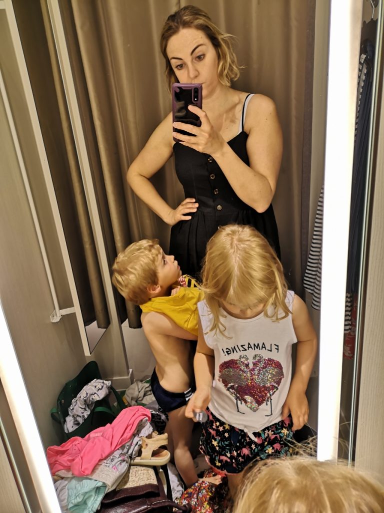 shopping with kids