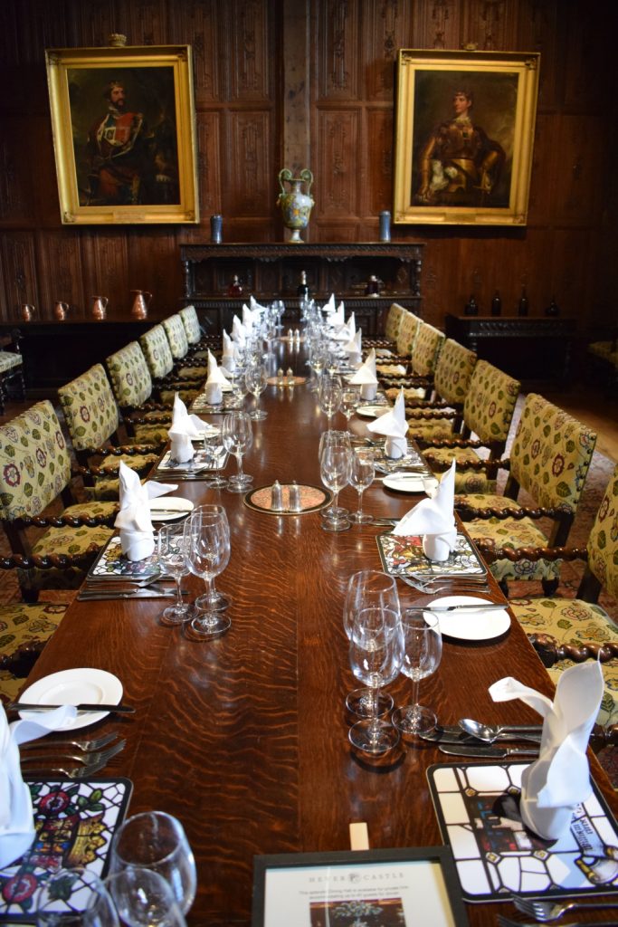Dining room at Hever Castle