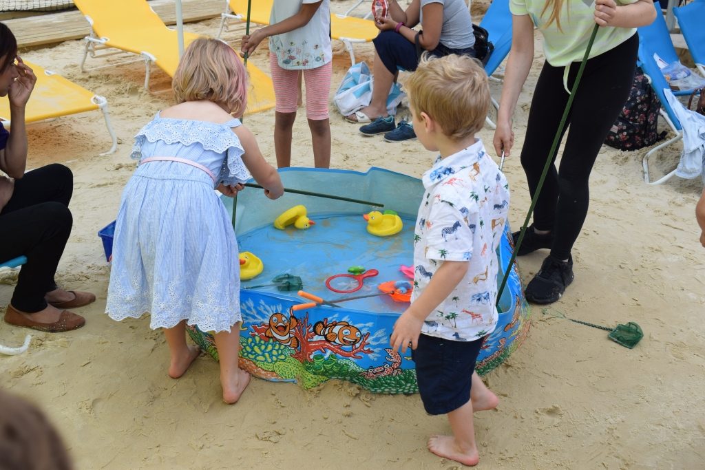 Seaside in the Square, a free to visit urban beach set up in Guildhall Square.