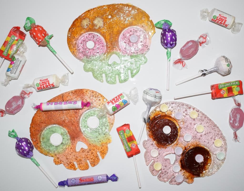 Make edible Halloween decorations with Swizzels sweets step by step