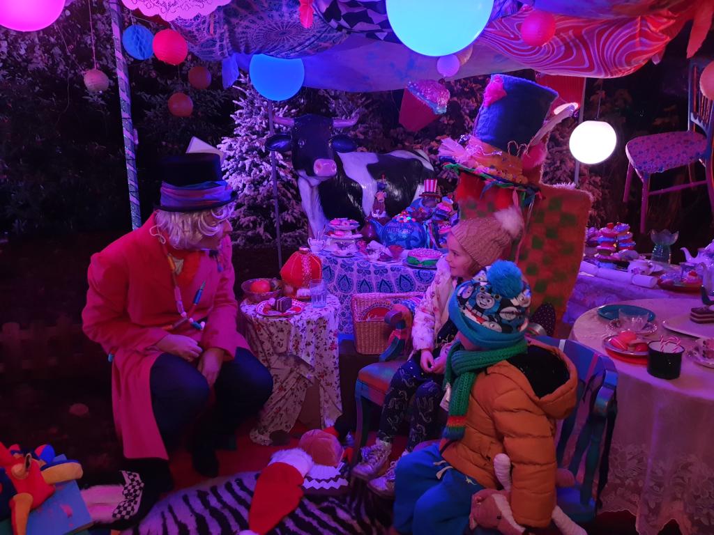 The Mad Hatter, Hever Castle: Alice in Christmas Wonderland light trail (review)