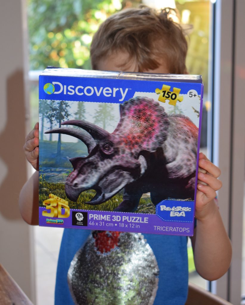 triceratops 3d jigsaw