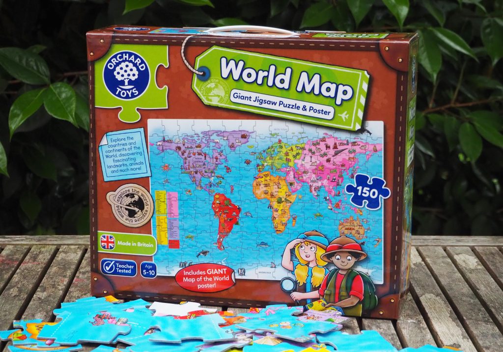 Fifth birthday gift guide - Orchard games world map
