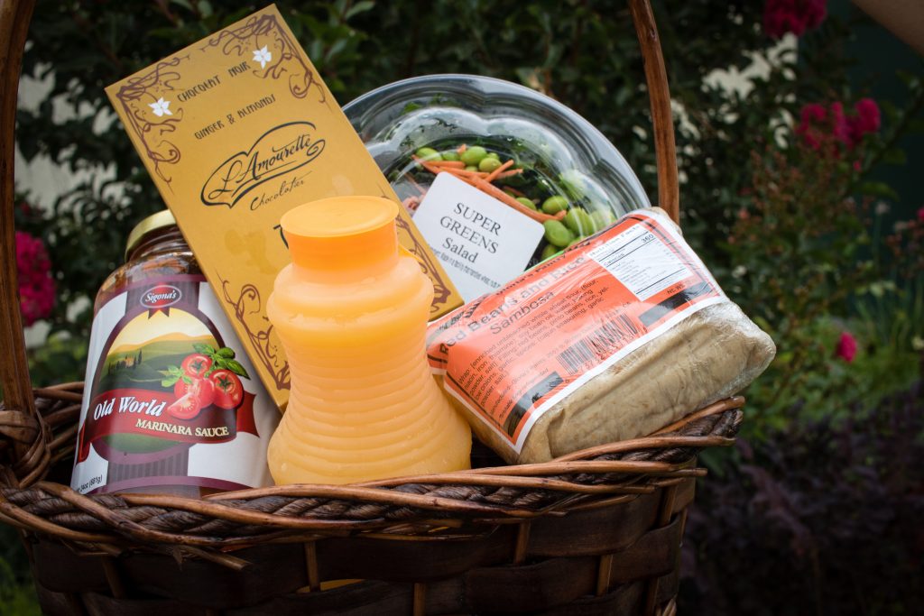 cheering people up in lockdown hamper