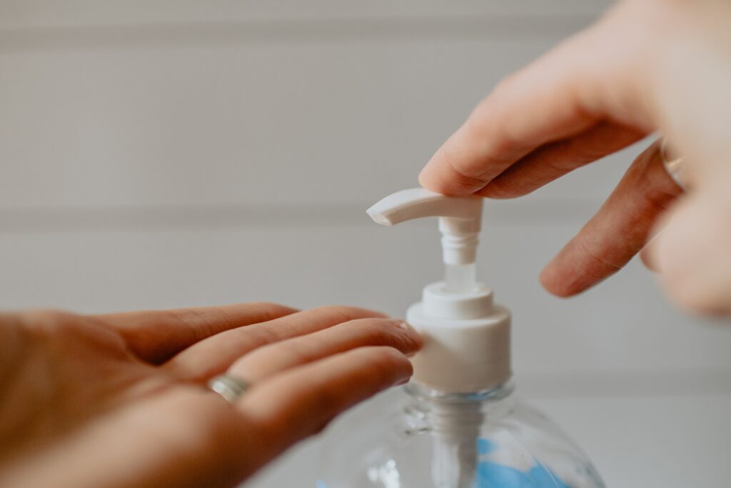 hand sanitser