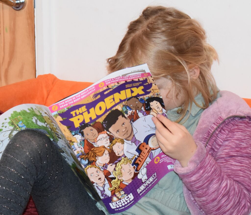 The Phoenix: A comic book subscription for 7-14 year olds
