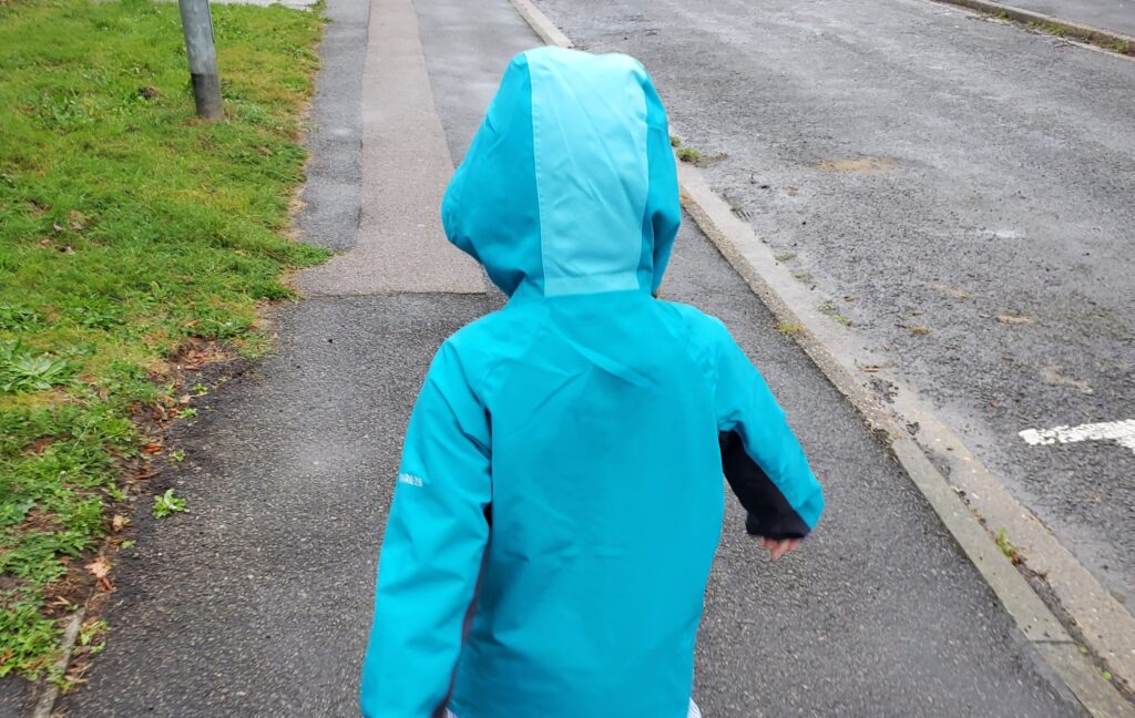 Getting Autumn school run ready with Dare2b children's waterproof jackets a review