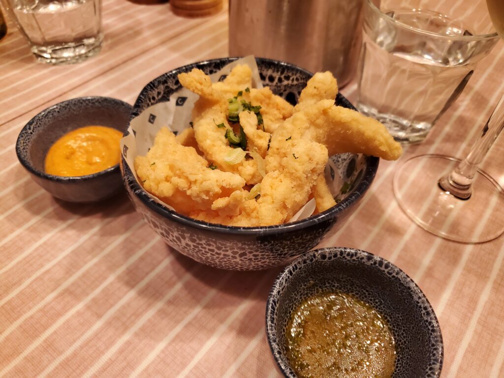 Calamari at coppa club