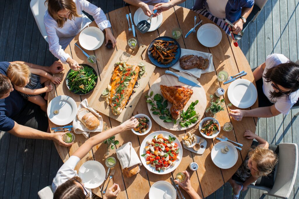 al fresco dinner party