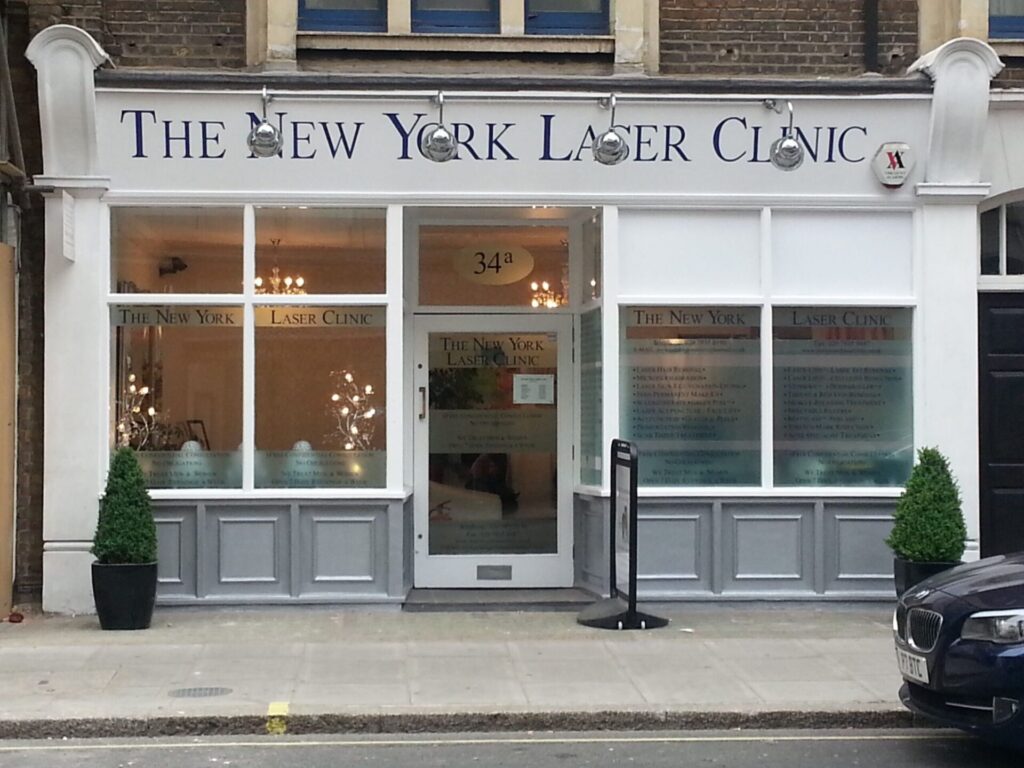 Laser hair removal at the New York Laser Clinic, London