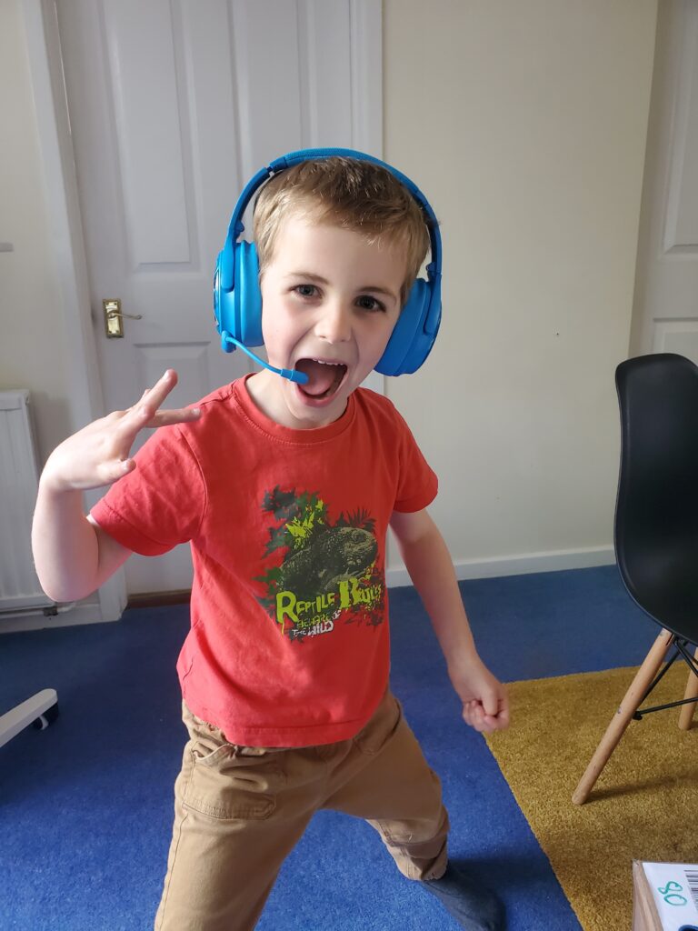 BuddyPhones Cosmos+ active noise cancelling wireless headphones for kids