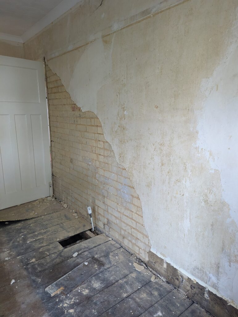 Walls 1930s house
