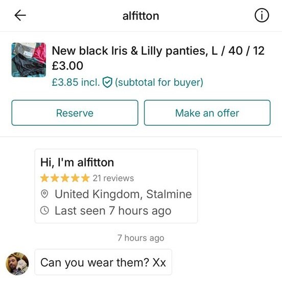 pervs of vinted