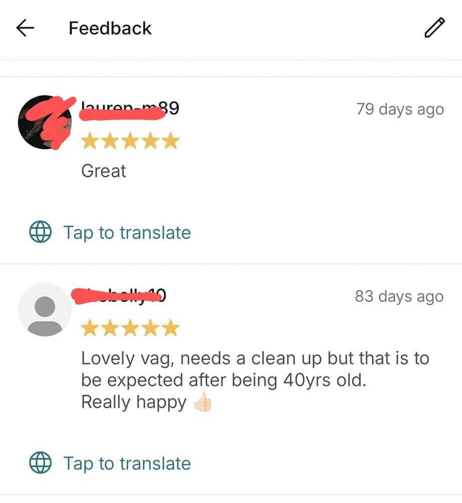 Lovely Vag vinted exchanged unhinged funny