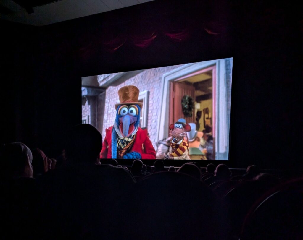 I went to see the Muppet Christmas Carol at the cinema, which was pretty awesome.