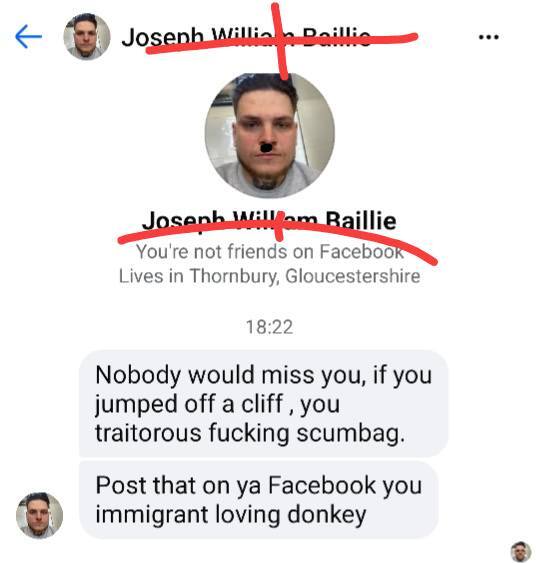 Joseph William Baillie abuse