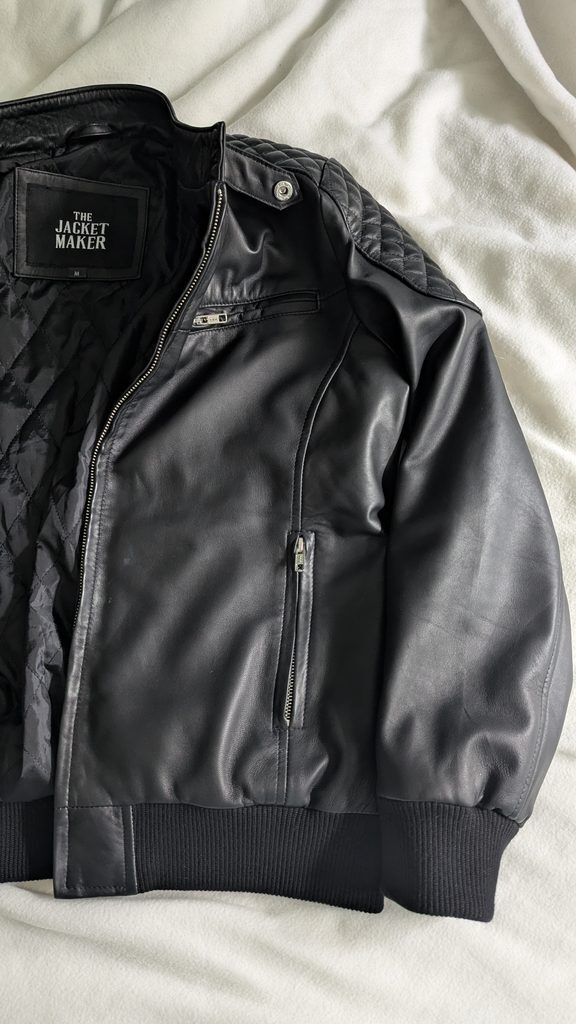 The Jacket Maker: Zenna Leather Bomber Jacket Review